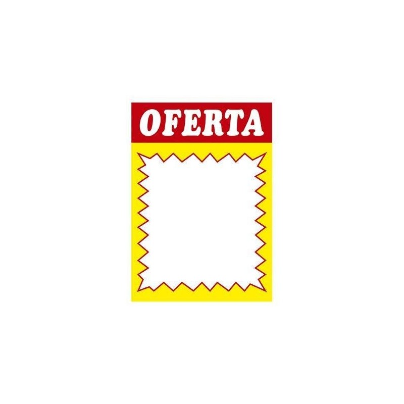 LETREROS OFERTA! PAQUETE 10 UDS