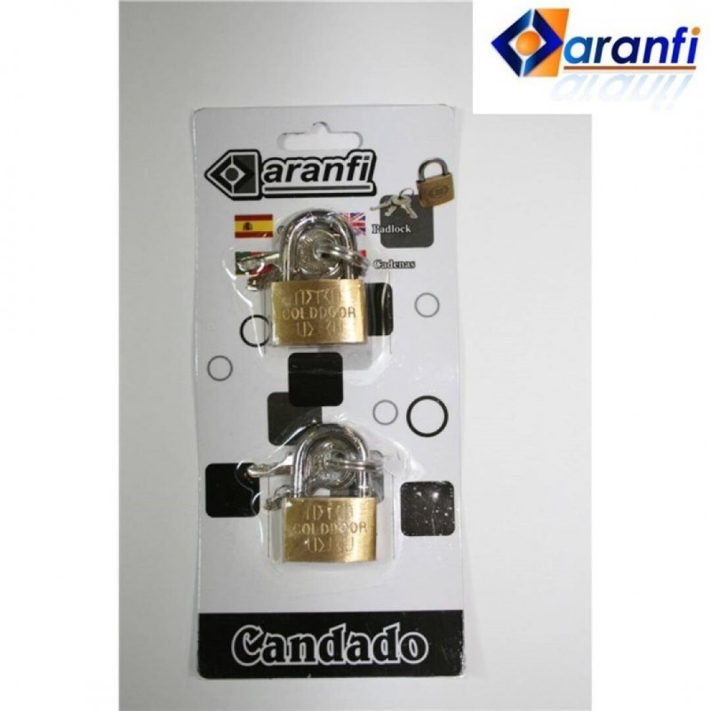 CANDADO COBRE 25mm BLISTER