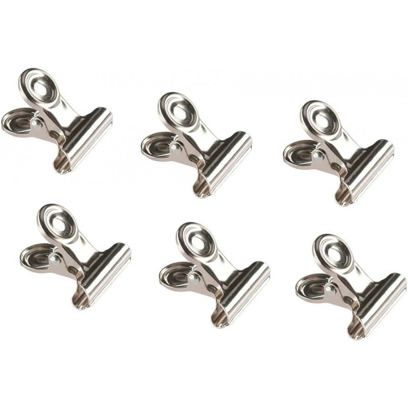 PINZAS CROMADAS 6 PIEZAS