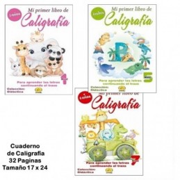 MI PRIMER LIBRO DE CALIGRAFIA NIVEL 1 3 AÑOS
