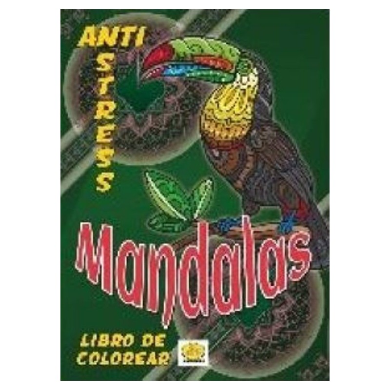 LIBRO COLOREAR ADULTO MANDALA 96 PAG