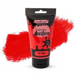 PINTURA ACRILICA ROJO ESCALATA 75ML BE BASIC