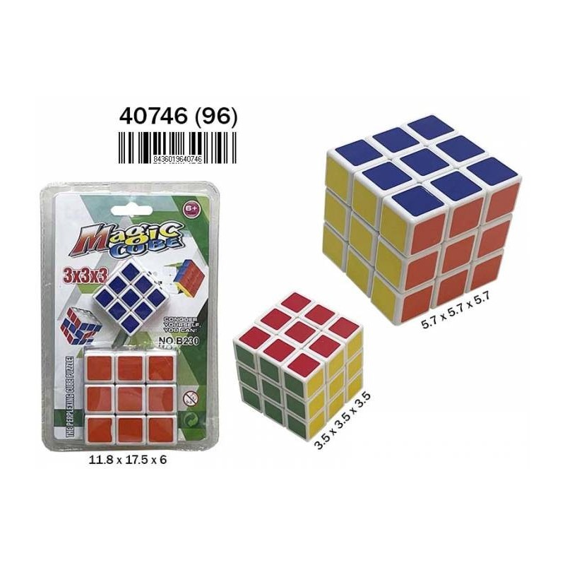 CUBO RUBIK 2 PIEZAS BLISTER