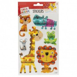 PEGATINAS ANIMALES OJOS MOVILES