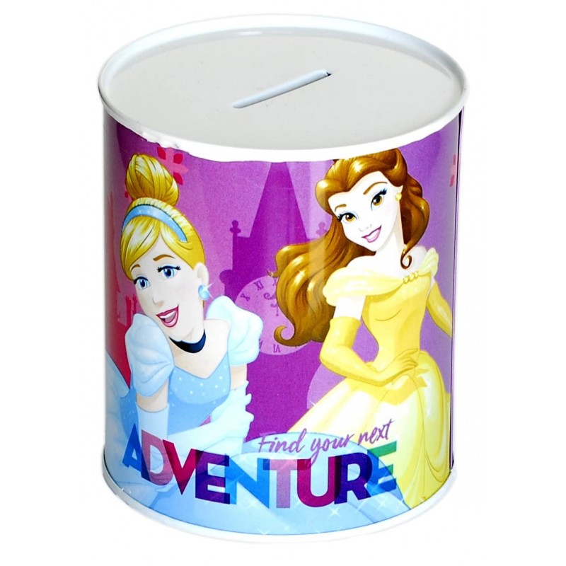 HUCHA METAL PRINCESAS 10x15