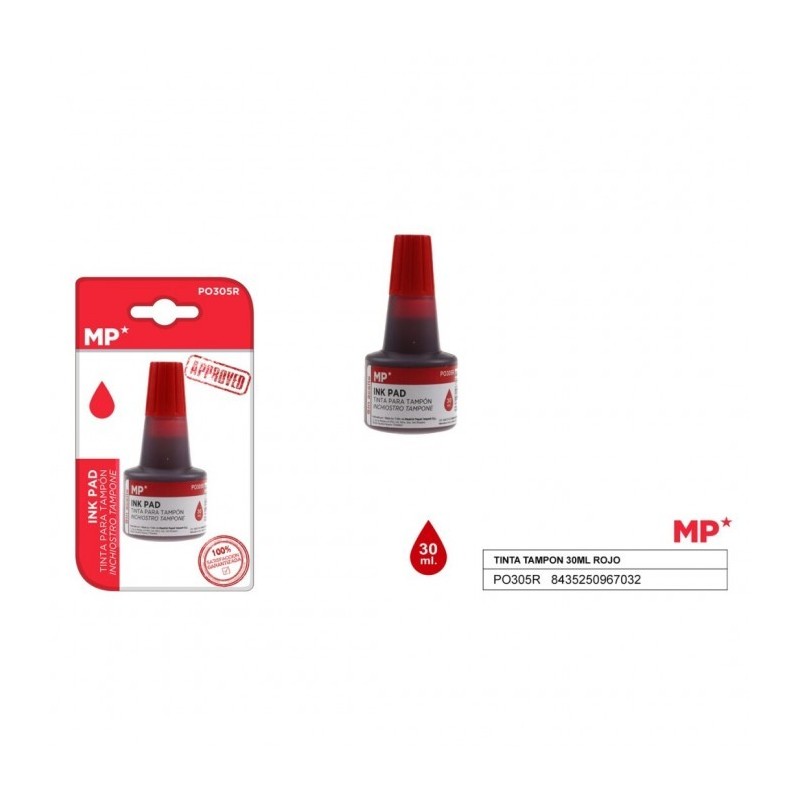 TINTA TAMPON 30ml ROJO