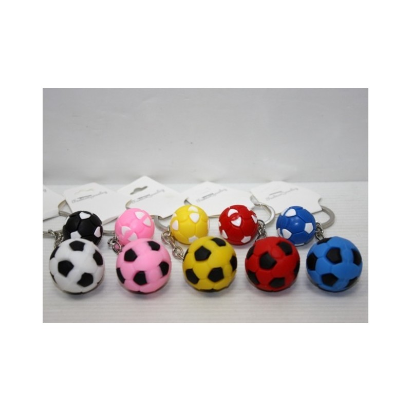 LLAVERO GOMA BALON FUTBOL