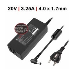 CARGADOR LENOVO 65W 20V/3.25A 4.0x1.7mm