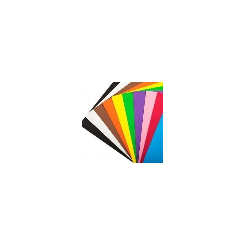 GOMA EVA TAMAÑO FOLIO SURTIDA 10UDS