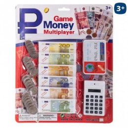 MONEDAS Y BILLETES EURO BLISTER CON CALCULADORA
