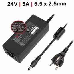 CARGADOR DE 24V 5AMP 5.5x2.5mm