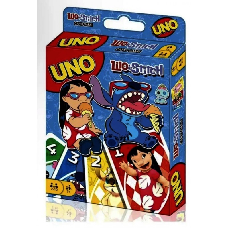 CARTAS JUEGO UNO LILO STITCH