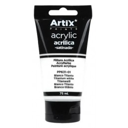 PINTURA ACRILICA BLANCA 75ML ARTIX