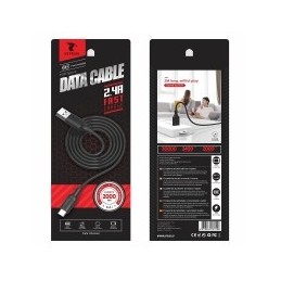 CABLE S661 TIPO C 2.4A 2M NEGRO