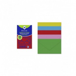 SOBRE TARJETA VISITA 76x120mm COLORES 20UDS