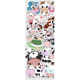 PEGATINAS VACAS OJOS MOVILES