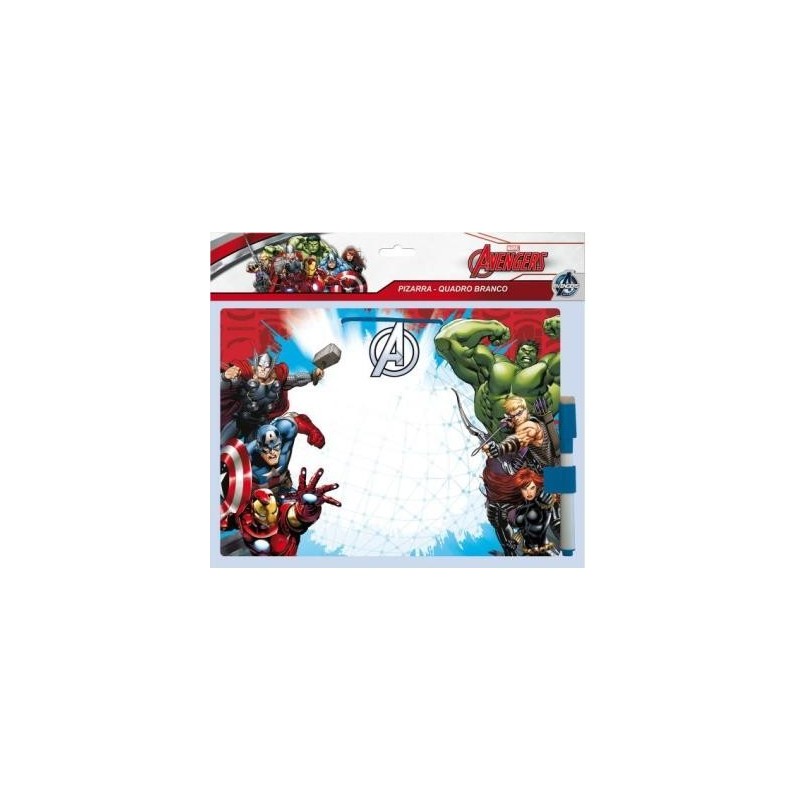 PIZARRA CARTON AVENGERS + ROTULADOR