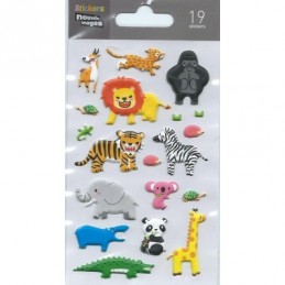 PEGATINAS ANIMALES RELIEVE