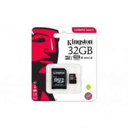 MEMORIA MICRO SD 32GB KINGSTON CLASE 10 UHS-I 80R