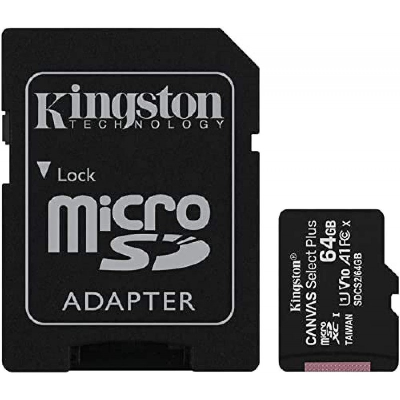 MICROS SD 64GB CANVAS SELECT 100R