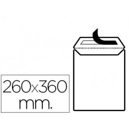 SOBRE LIDERPAPEL BLANCO 260x360MM 100GR
