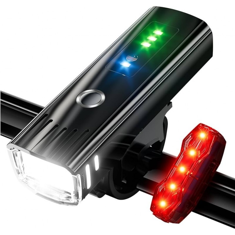 LUZ BICICLETA RECARGABLE 3000 LUMENS
