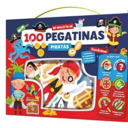MALETIN 100 PEGATINAS - PIRATAS