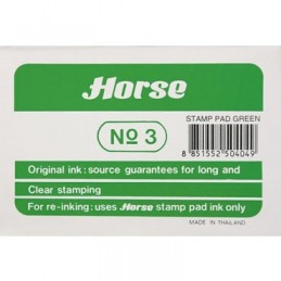 TAMPON NUMERO 3 HORSE VERDE