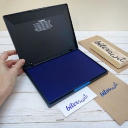 ALMOHADILLA DE TINTA PARA PAPEL AZUL