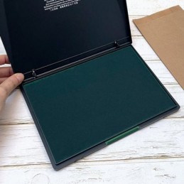 ALMOHADILLA DE TINTA PARA PAPEL VERDE