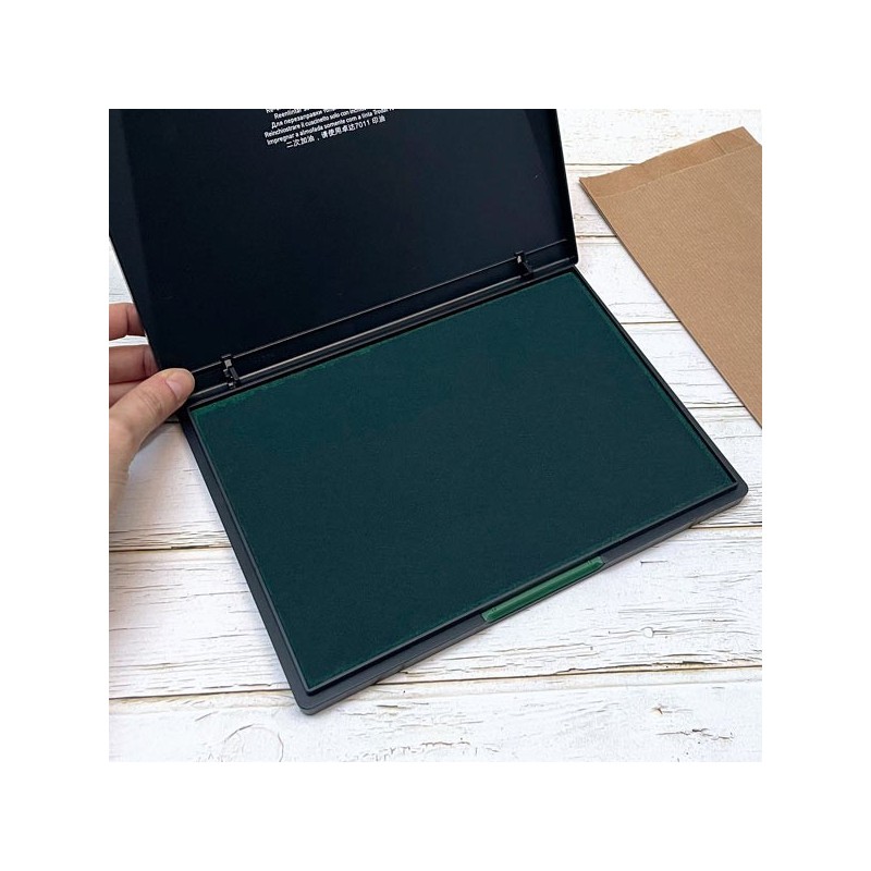 ALMOHADILLA DE TINTA PARA PAPEL VERDE