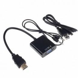 ADAPTADOR HDMI A VGA CON ALMIENTACIÓN
