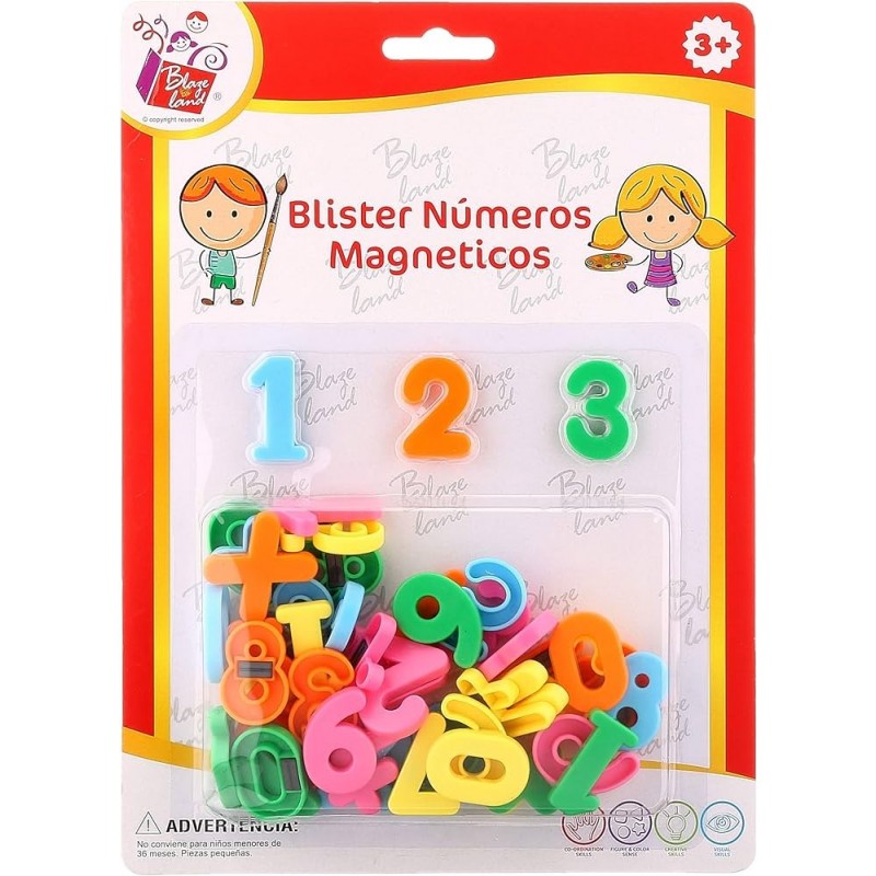 NUMEROS MAGNETICOS BLISTER