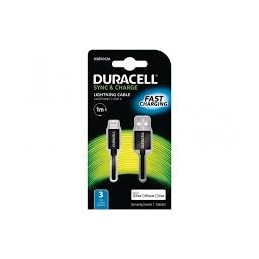 CABLE DURACELL USB-LIGHTNING APPLE IPHONE 5/5S/5C/