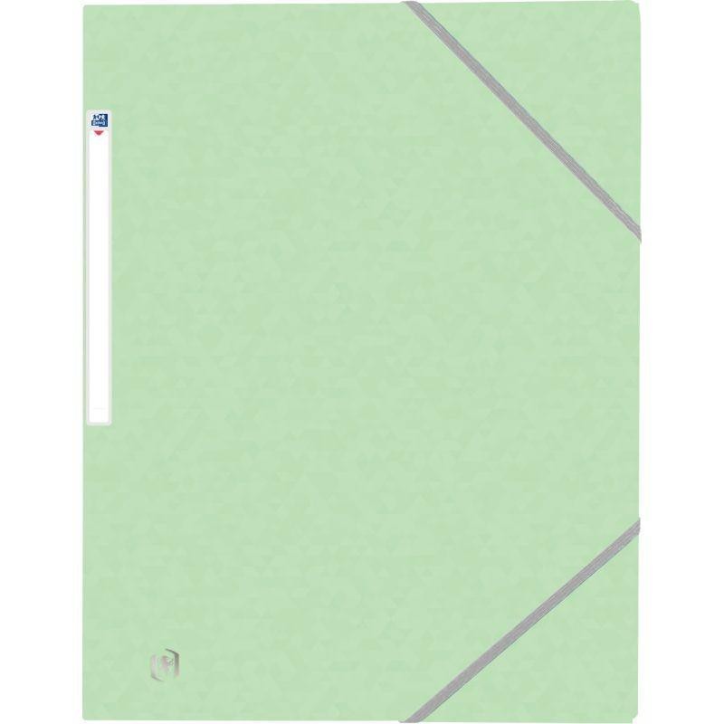 CARPETA CARTON GOMAS A4 PLASTIF. TOP FILE VERDE
