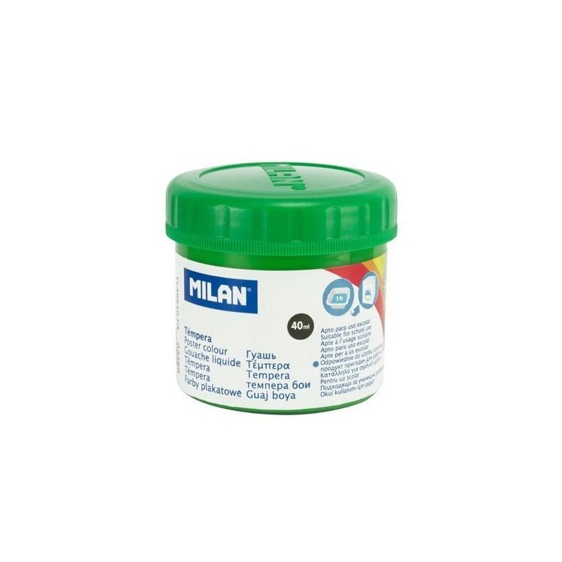 FRASCO TEMPERA 40ml VERDE CLARO MILAN