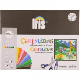 CARTULINA A4 PACK DE 10UDS 185GR/M2 IRIS CANSON