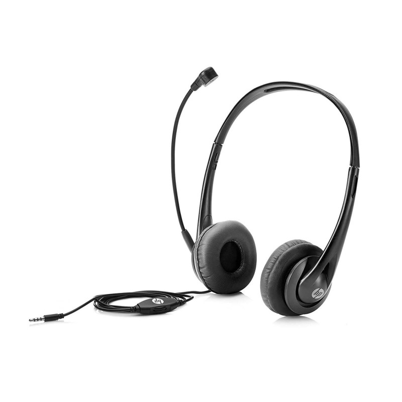 AURICULARES ESTEREO CON MICROFONO 3.5MM NEGRO