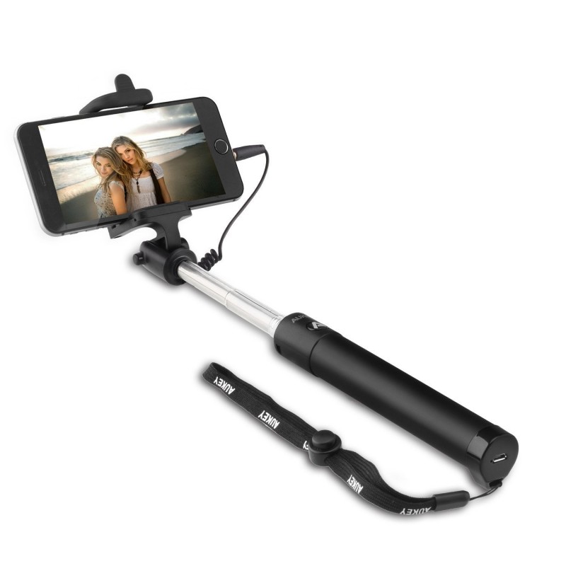 PALO SELFIE CON CABLE AUKEY MODEL HD-P8
