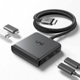 USB C A 4 PUERTOS USB C CABLE 60CM