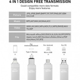 PENDRIVE 256GB USB OTG PC MAC