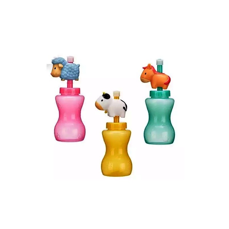BOTELLA PLASTICO INFANTIL ANIMALES 300ML