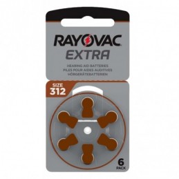 PILAS BOTON PR41 312 1.45V RAYOVAC EXTRA