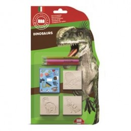 TAMPON SELLOS DINOSAURIOS 6UD BLISTER
