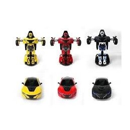 COCHE METAL 1:32 TRANSFORMER LUZ/SONIDO