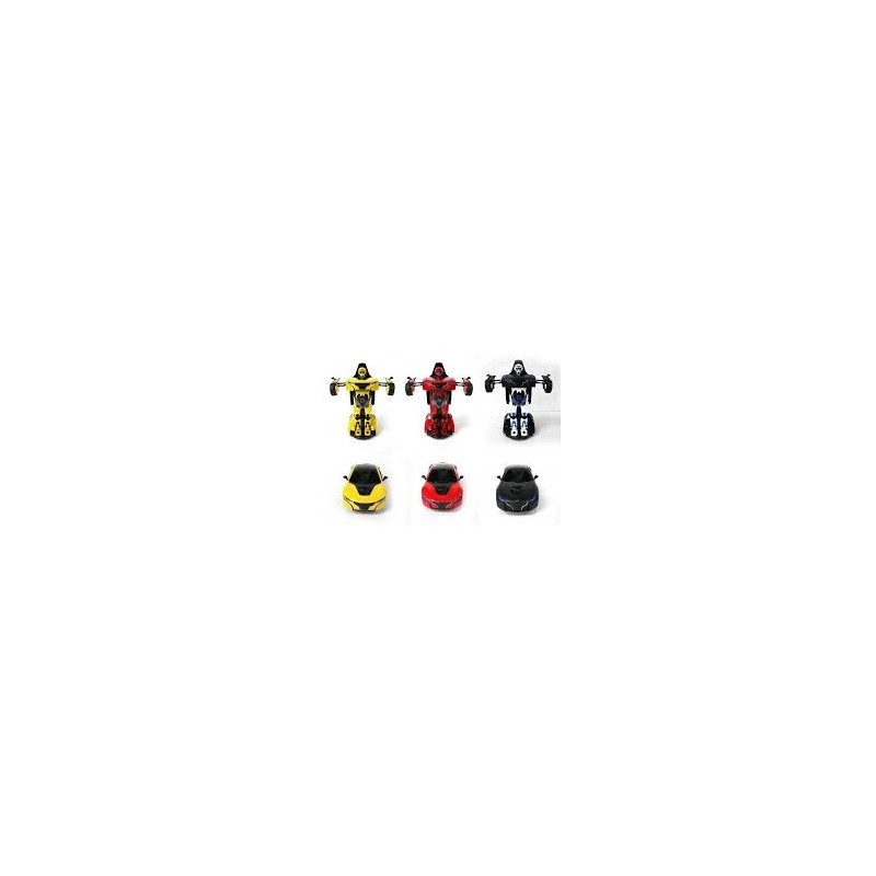 COCHE METAL 1:32 TRANSFORMER LUZ/SONIDO
