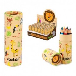 CRAYONES CON ESTUCHE KIDS ANIMALS