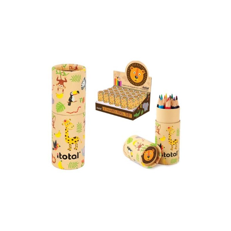 CRAYONES CON ESTUCHE KIDS ANIMALS