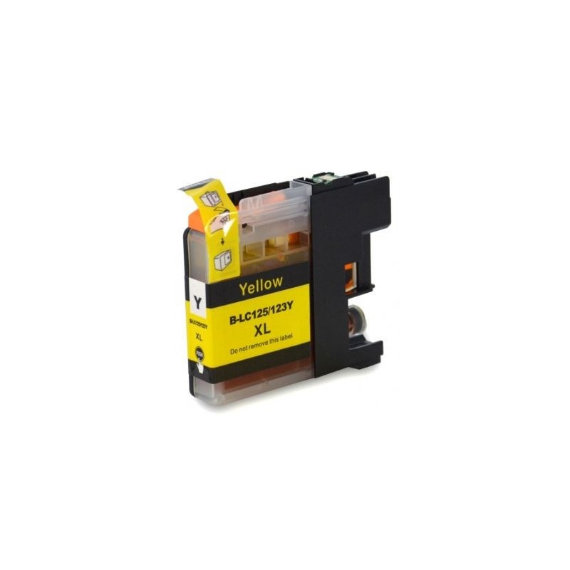 CARTUCHO COMPATIBLE BROTHER LC121/123 AMARILLO