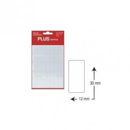 ETIQUETA ADHESIVA BLANCA 12x30 PLUS OFFICE